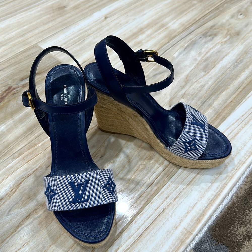 Louis Vuitton espadrille sandals
